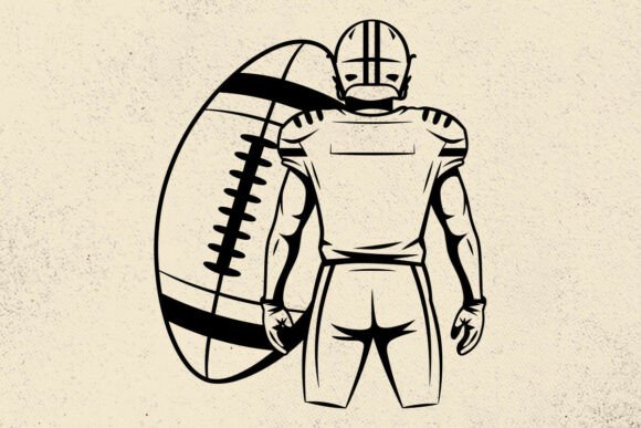 Download Football Player SVG: Custom Football Svg - Play Collection