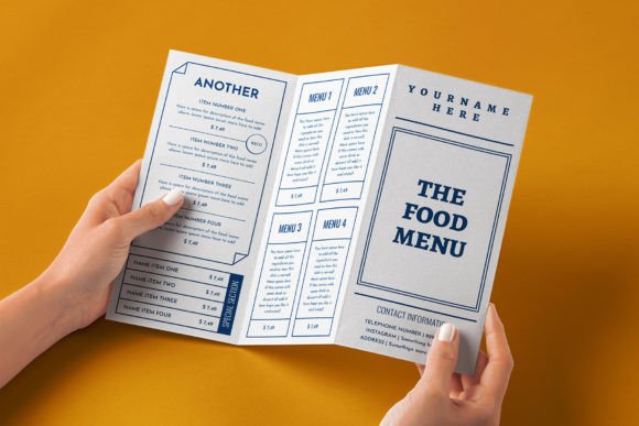Download Boxes Food Menu Full Stationery Identity - Identity Collection