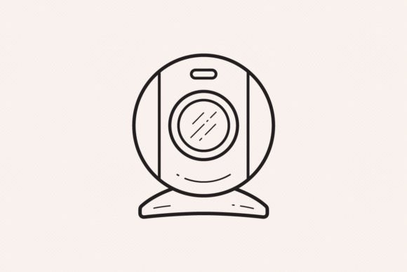 Download Webcam Outline Icon - Premium Bundle