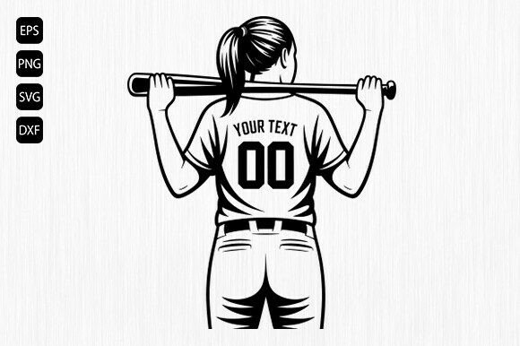 Download Softball Player Svg, Girls Softball Svg - Play Collection