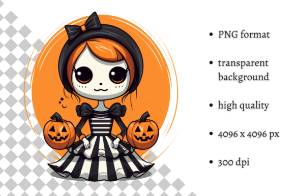 Download Cute Halloween Doll PNG Clipart - Halloween doll Collection