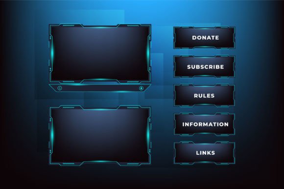Download Streaming Overlay Border Frame Design - Frame Collection
