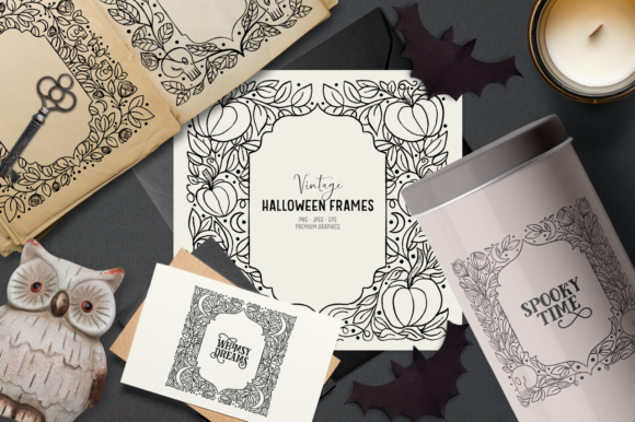 Download Vintage Halloween Clipart Frames - Frame Collection